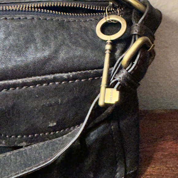 Fossil Vtg. Purse‎ black - Picture 3 of 9